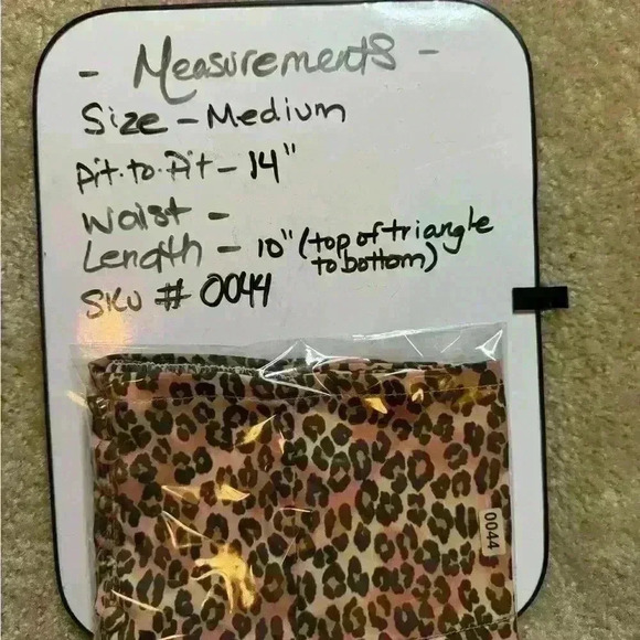 Urban Outfitters Satin Strappy Whimsigoth Animal Print Bustier Button Top Size M - Picture 9 of 9